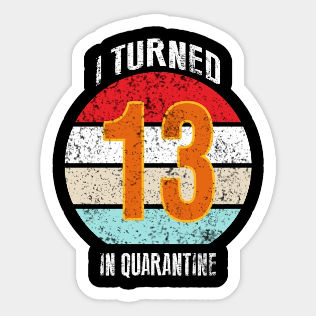 13th birthday in quarantine Sticker by GREEN GRAPE